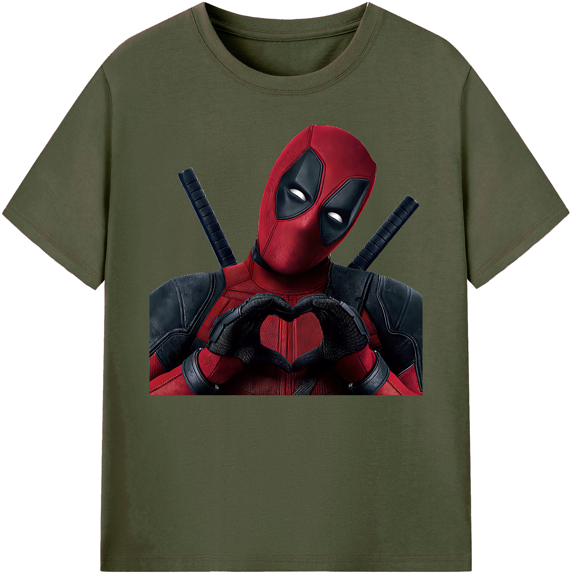 （画像用） Deadpool デッドプール 綿100％ メンズ半袖Tシャツ｜肌触りやわらか＆通気性